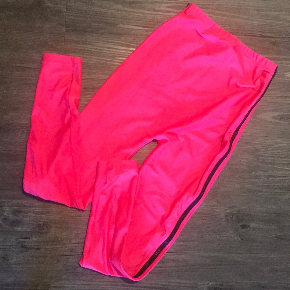 American apparel zip up leggings